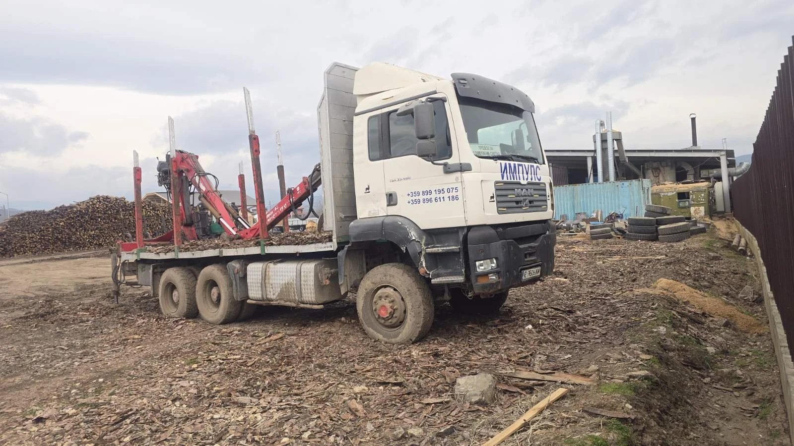 Man Tga 33.480 6x6 Ретардер, снимка 5 - Камиони - 53803456