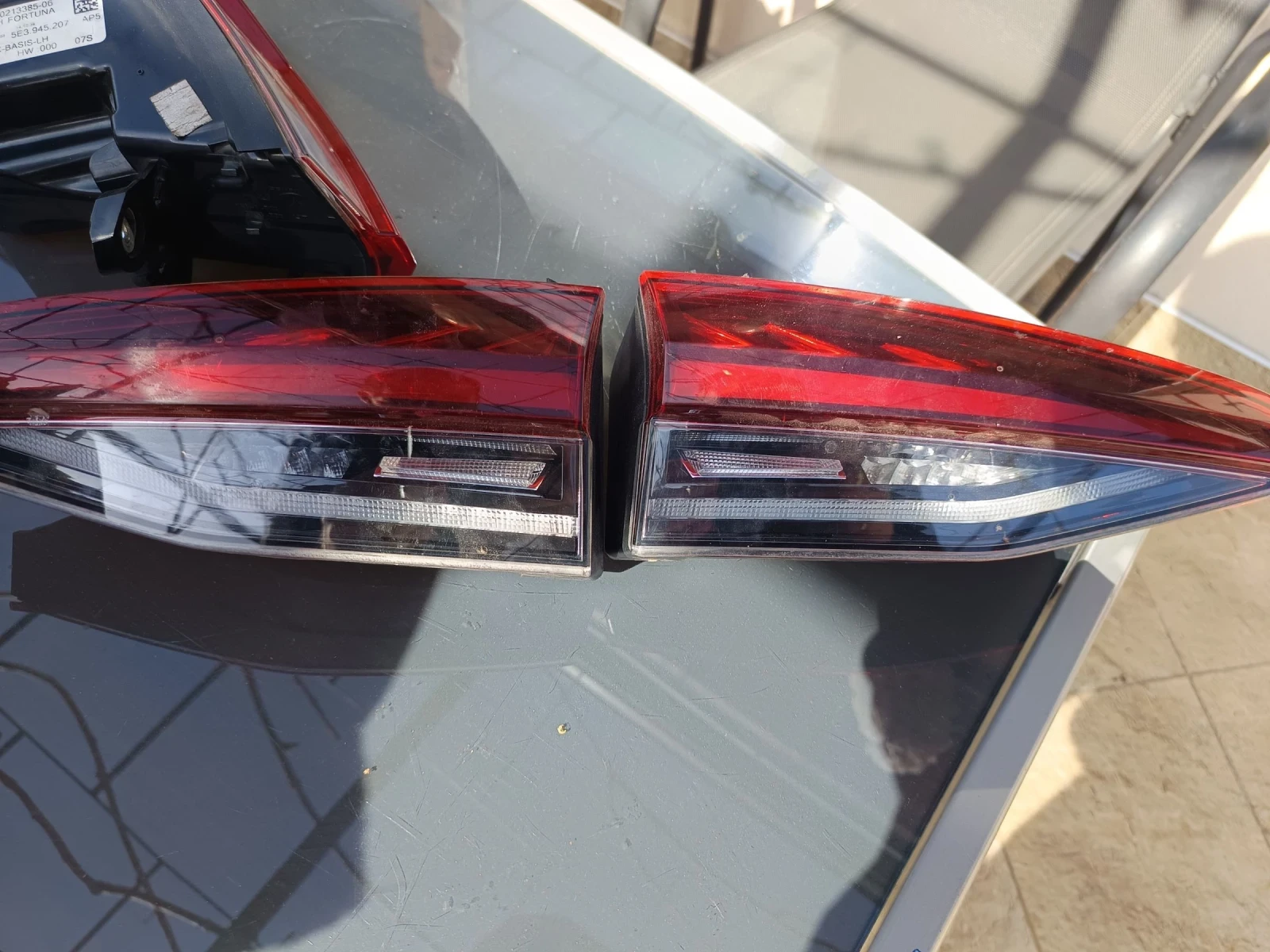 Ляв и десен вътрешен LED стоп за Skoda Octavia IV 5e7945307а 5e7945308а