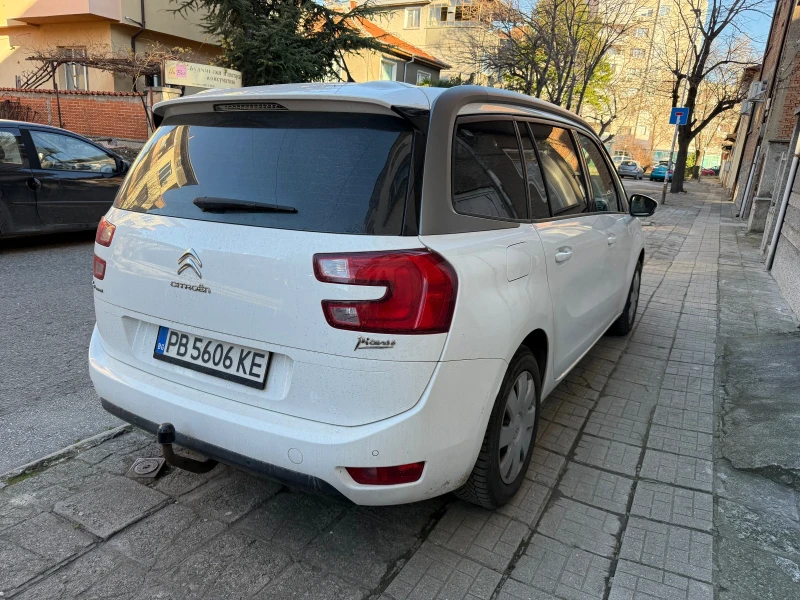 Citroen Grand C4 Picasso 1.6 BLUE HDI 120кс Обслужена, снимка 4 - Автомобили и джипове - 48367391