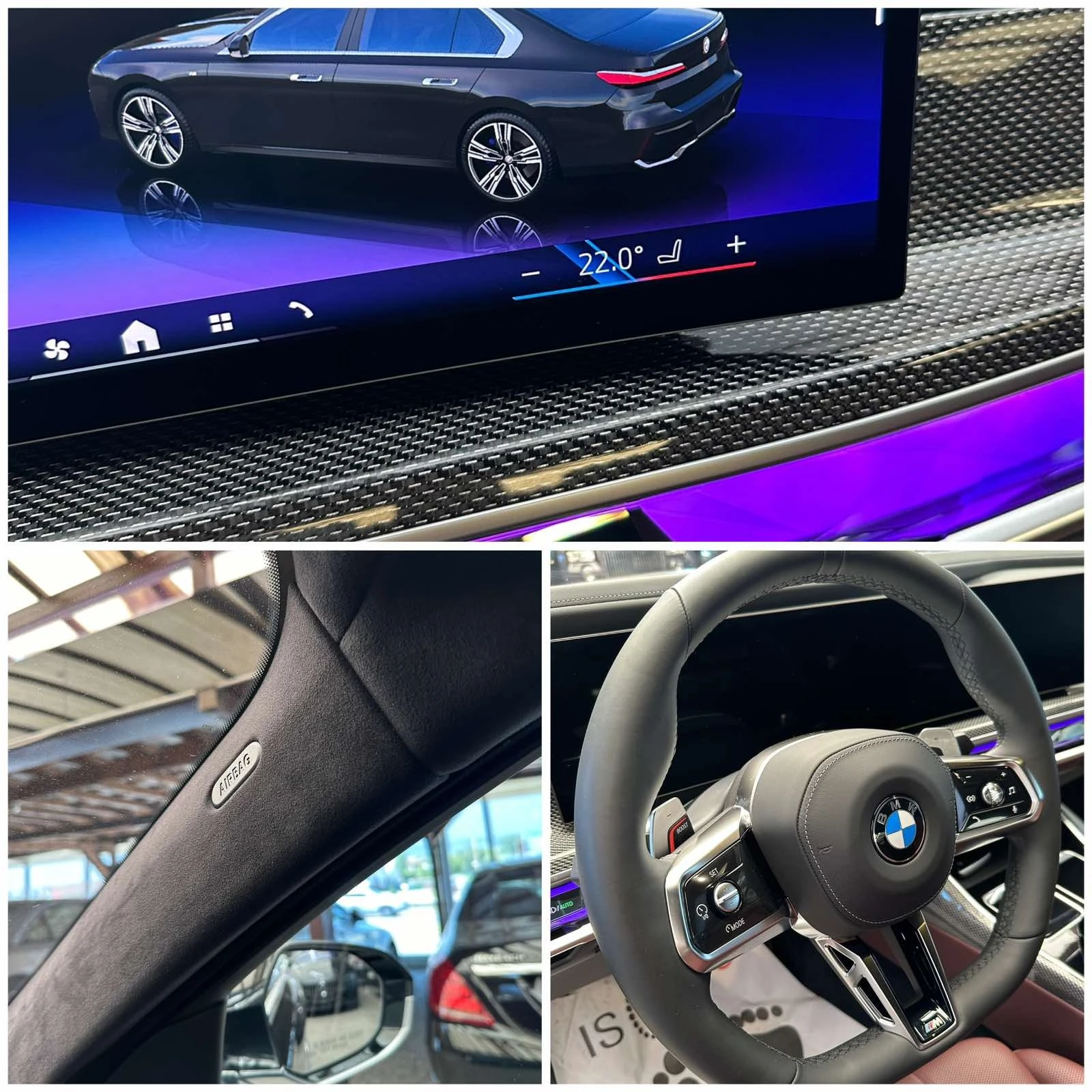 BMW 760 V8/SWAROWSKI/Xdrive/Theater Scr/M-Pack/Bower&Wilk. | Mobile.bg   12