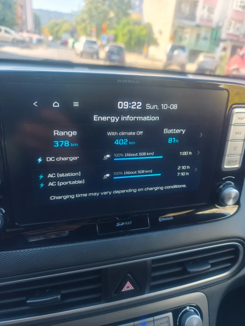 Hyundai Kona Premium 64 kWh //Soh98%, снимка 7 - Автомобили и джипове - 52646119