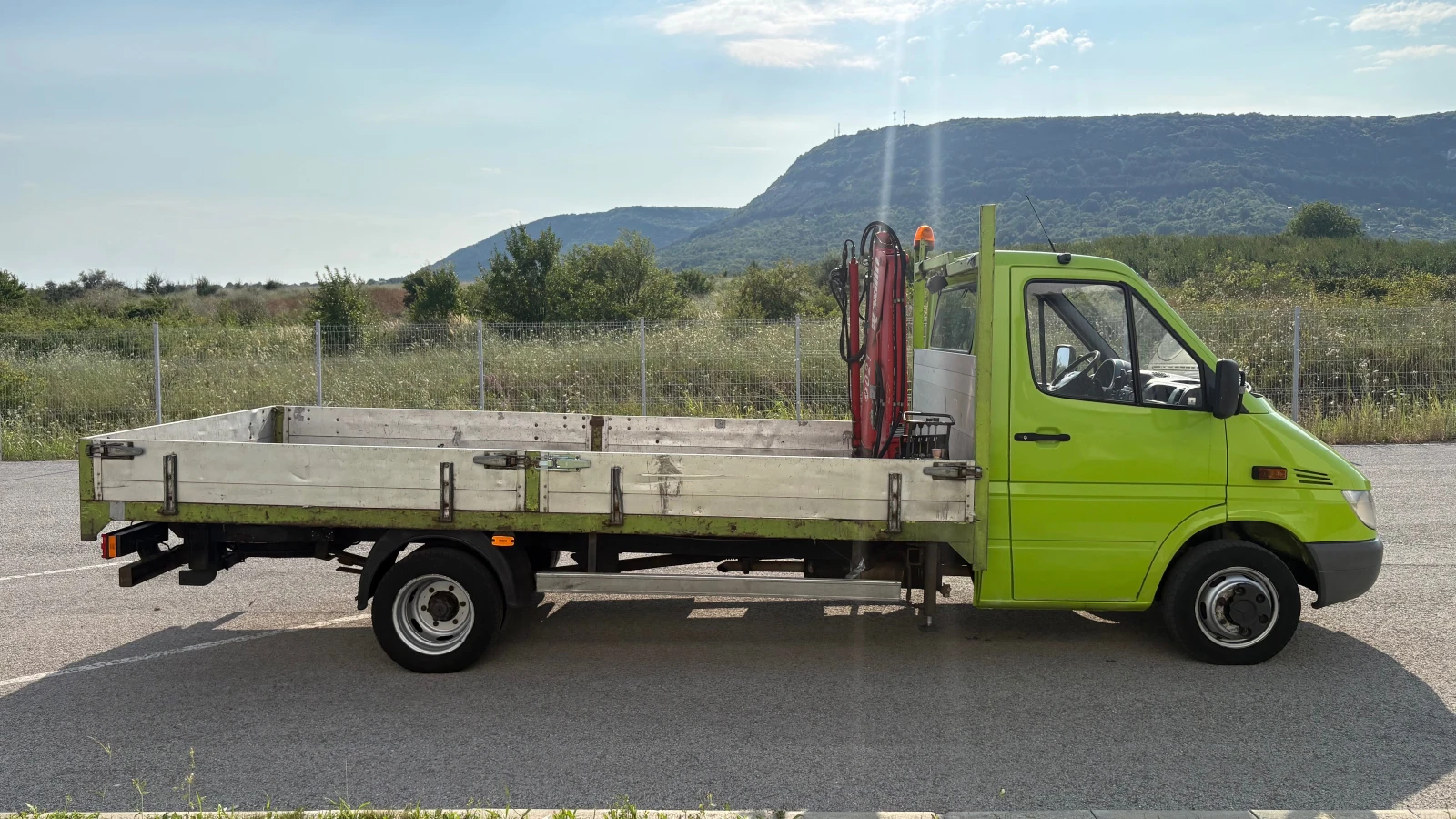 Mercedes-Benz 416 КРАН, снимка 7 - Камиони - 55603029