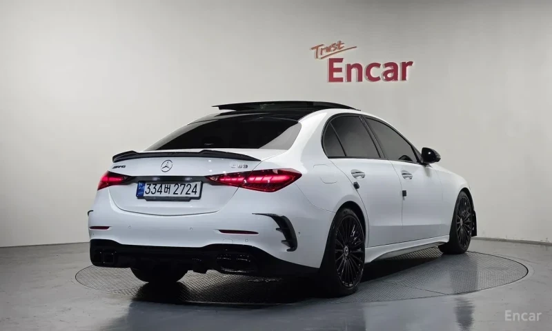 Mercedes-Benz C 300 63 AMG OPTIC* 2 КЛЮЧА* PANO* HUD* KEYLESS* КРАЙНА, снимка 3 - Автомобили и джипове - 55125954