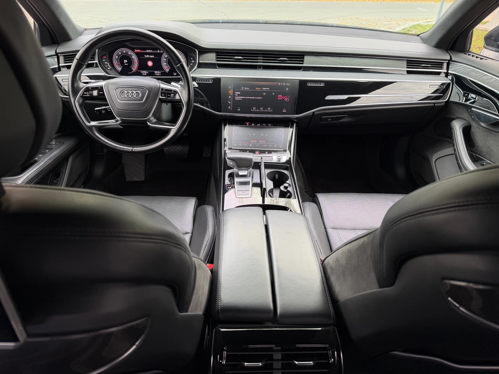 Audi A8 55TFSI/DISTR/NAVI\BANG & OLUFSEN\TVx2\360\FULL !!!, снимка 9 - Автомобили и джипове - 52333791