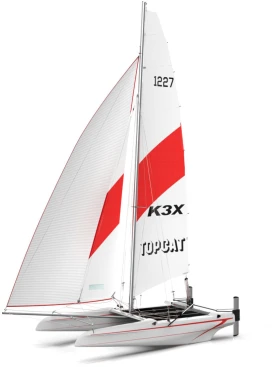 Ветроходна лодка Собствено производство TopCat K3X, снимка 2