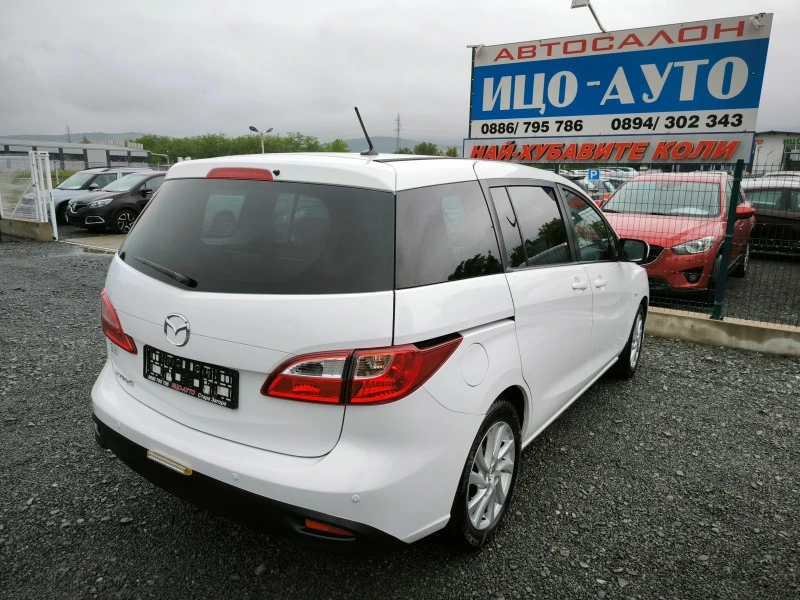 Mazda 5 1, 6-116к.с.6ск.7 МЕСТА, ФЕЙС, ЕВРО 5В-5%!!, снимка 6 - Автомобили и джипове - 45808139