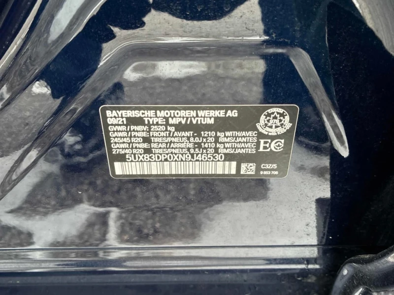 BMW X3 * M40i * CARFAX * ЦЕНА ДО БГ, снимка 10 - Автомобили и джипове - 53432068