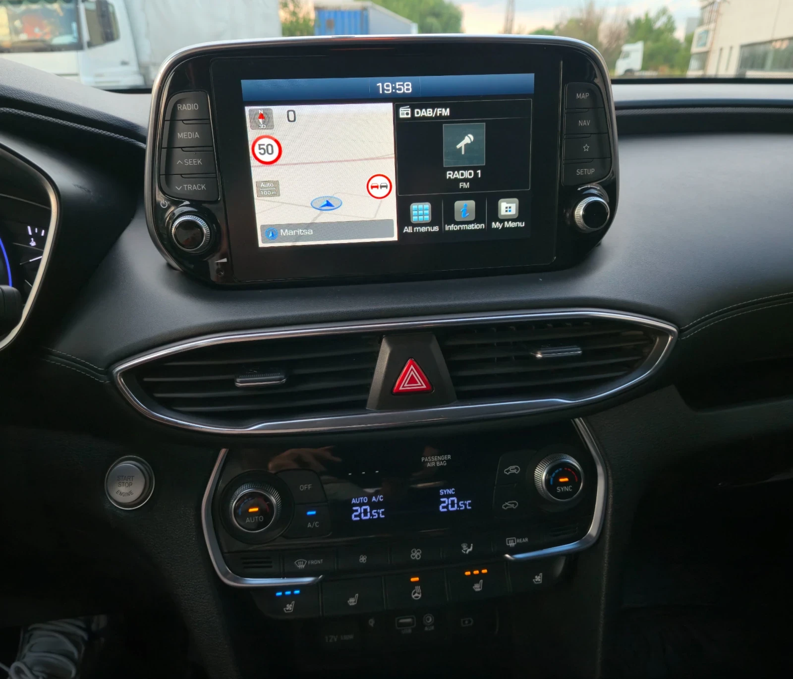 Hyundai Santa fe FULL 2.2CRDI 4WD PREMIUM, снимка 12 - Автомобили и джипове - 55607977