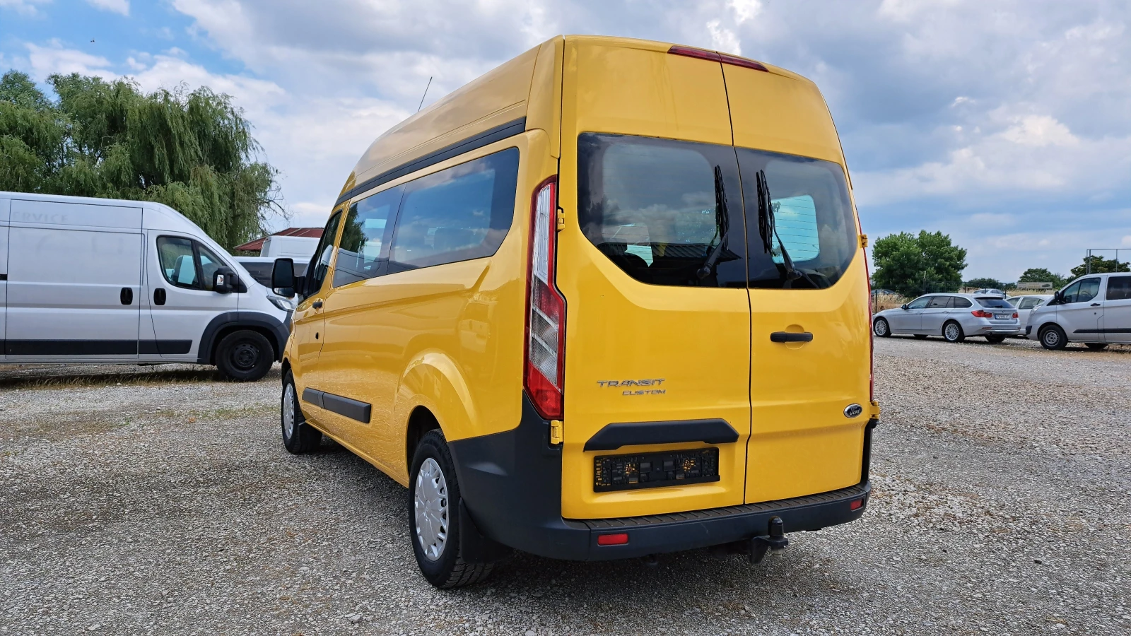Ford Transit Custom 9 МЕСТА/2.2TDCI-6ск/КЛИМАТИК/АВТОПИЛОТ/ПОДГРЕВ/, снимка 3 - Бусове и автобуси - 55065436