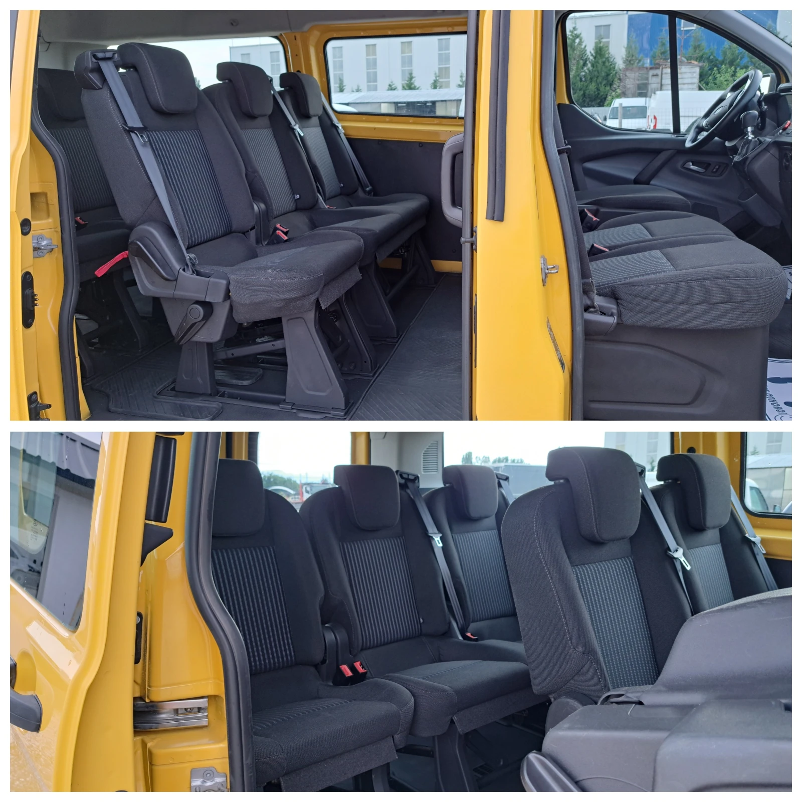 Ford Transit Custom 9 МЕСТА/2.2TDCI-6ск/КЛИМАТИК/АВТОПИЛОТ/ПОДГРЕВ/, снимка 14 - Бусове и автобуси - 55065436