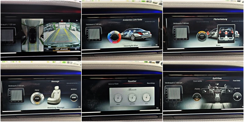 Mercedes-Benz S 350 L/AMG/4M/9G/TVx3/DISTR/PANO/ВАКУУМ/ОБДУХ/МАСАЖ/LIZ, снимка 13 - Автомобили и джипове - 52538644