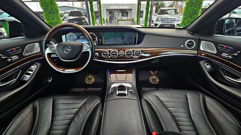 Mercedes-Benz S 350 L/AMG/4M/9G/TVx3/DISTR/PANO/ВАКУУМ/ОБДУХ/МАСАЖ/LIZ, снимка 8 - Автомобили и джипове - 52538644