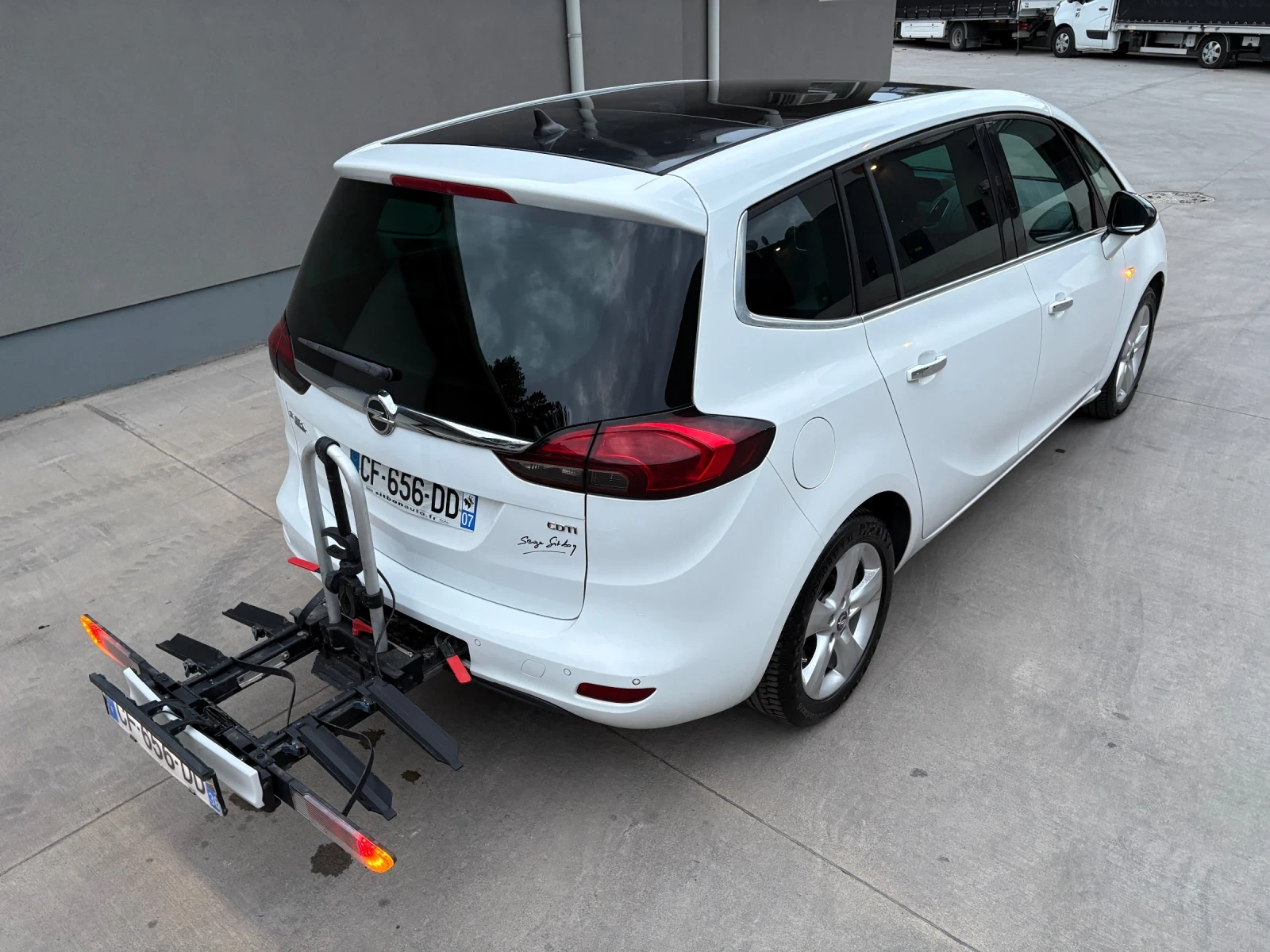 Opel Zafira 2.0CDTI 165hp Cosmo Panorama Automat 7  Bike  | Mobile.bg   17