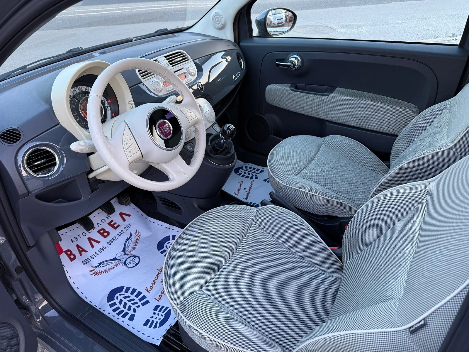 Fiat 500 * 1.25i* 69HP* 83Tkm* EURO 5* , снимка 9 - Автомобили и джипове - 54010626