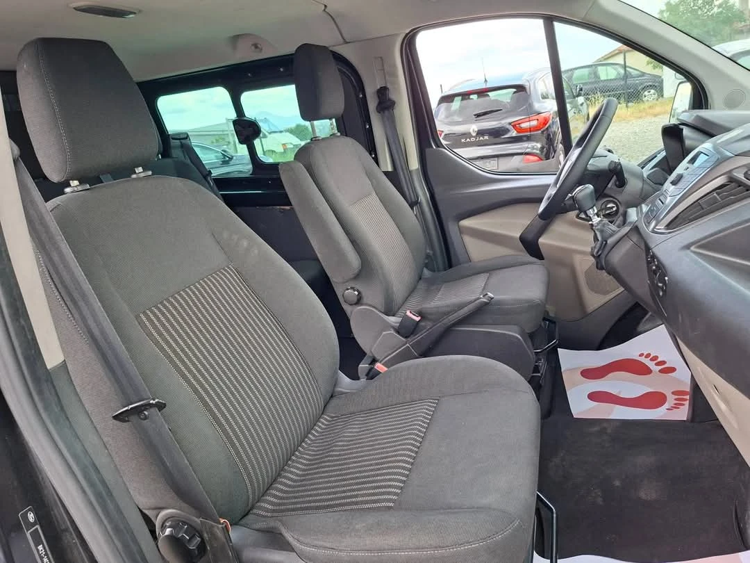 Ford Transit Custom  2.2TDCI* 6-SPEED* 36м. х 255EUR.* , снимка 10 - Бусове и автобуси - 56078900