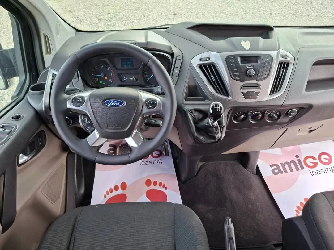 Ford Transit Custom  2.2TDCI* 6-SPEED* 36м. х 255EUR.* , снимка 12 - Бусове и автобуси - 56078900