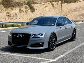Audi S8 Plus, Nardo Grey, Ceramic, Night vision | Mobile.bg    3