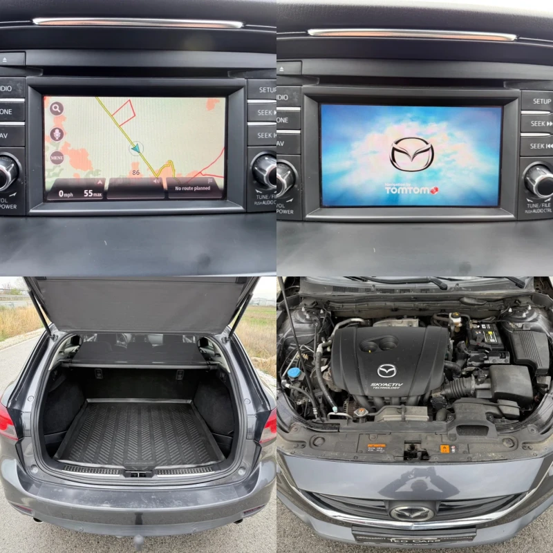 Mazda 6 2.0i SKYACTIV / KEYLESS / AVTOMAT / NAVI / PODGREV, снимка 17 - Автомобили и джипове - 52567182