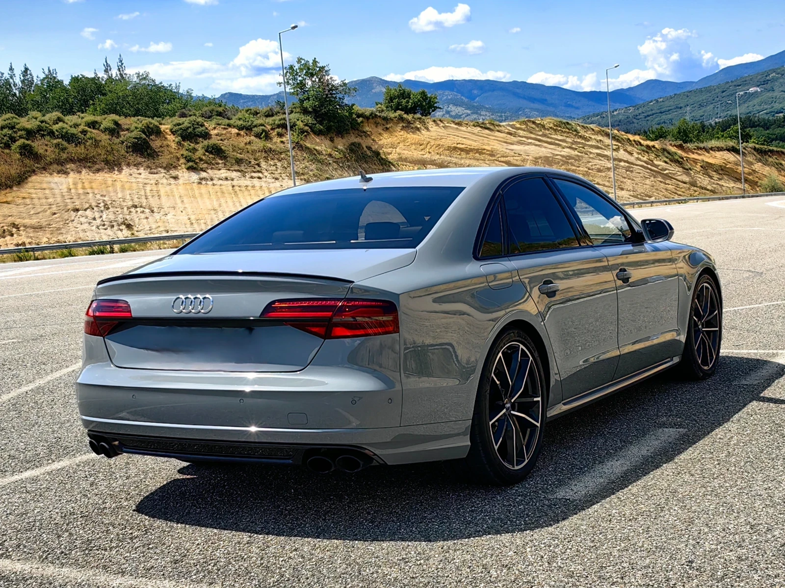 Audi S8 Plus, Nardo Grey, Ceramic, Night vision - изображение 5