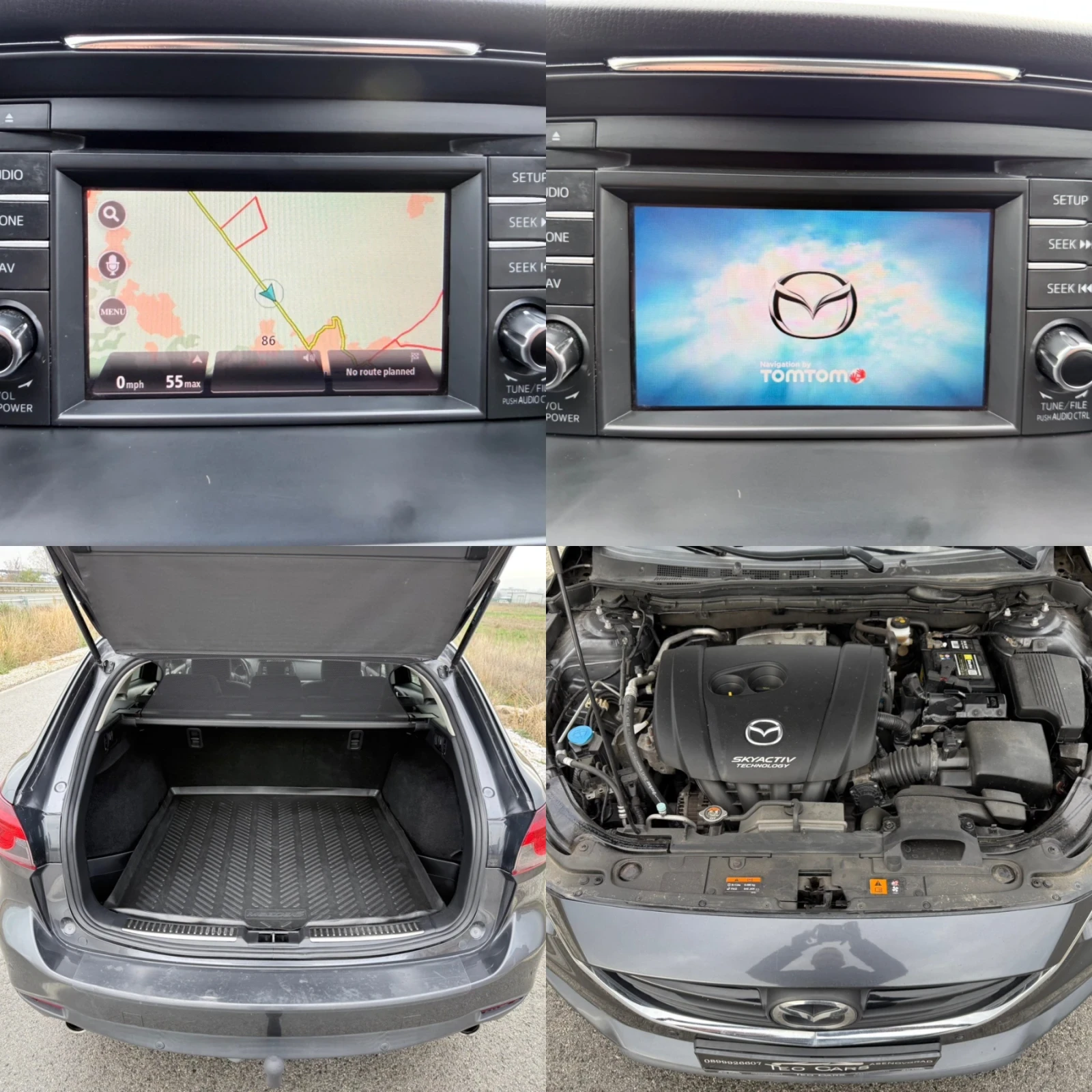 Mazda 6 2.0i SKYACTIV / KEYLESS / AVTOMAT / NAVI / PODGREV | Mobile.bg   17