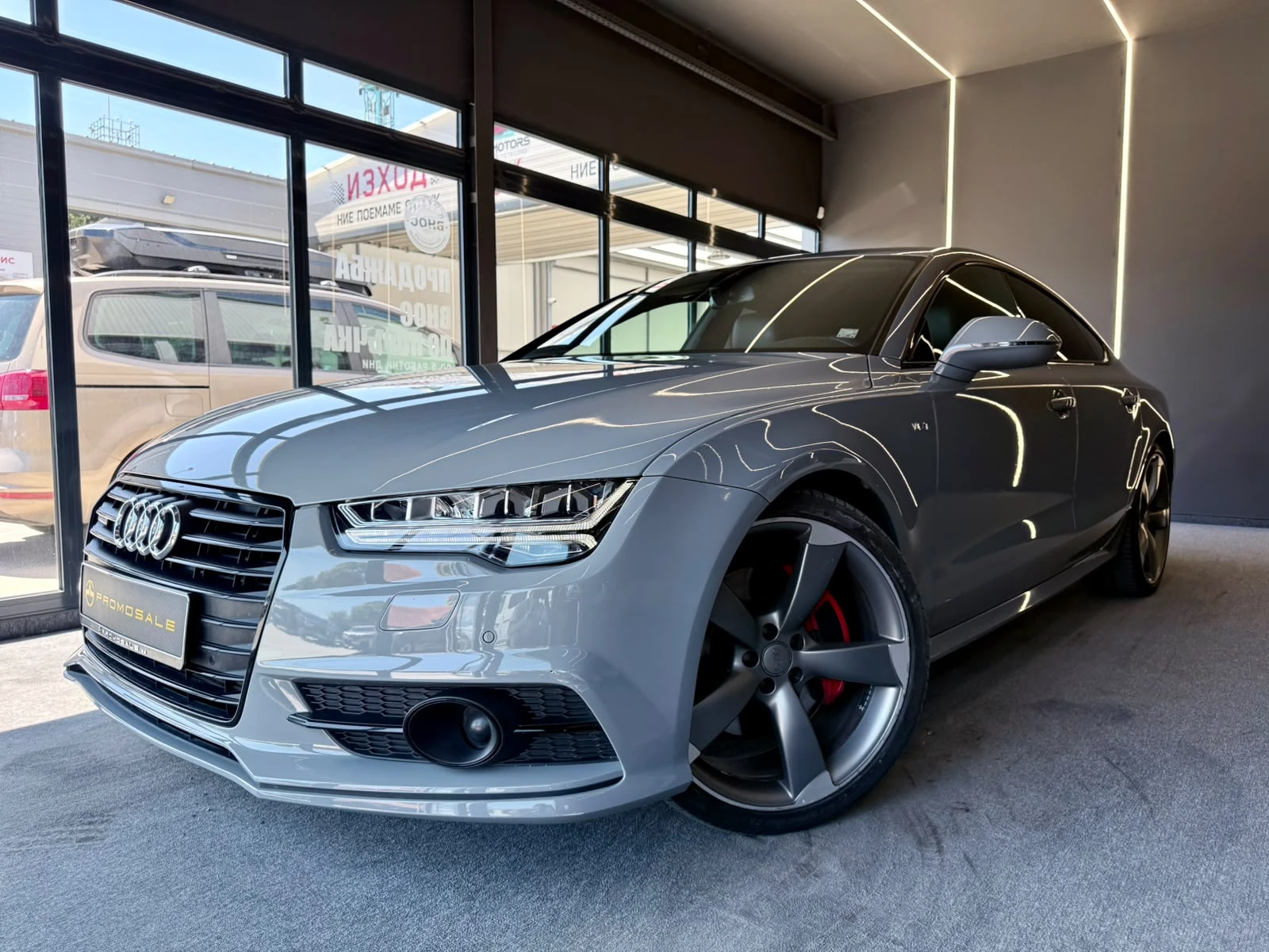 Audi A7 S-Line* Quattro* Nardogrey* Подгрев* Лизинг , снимка 3 - Автомобили и джипове - 55037147