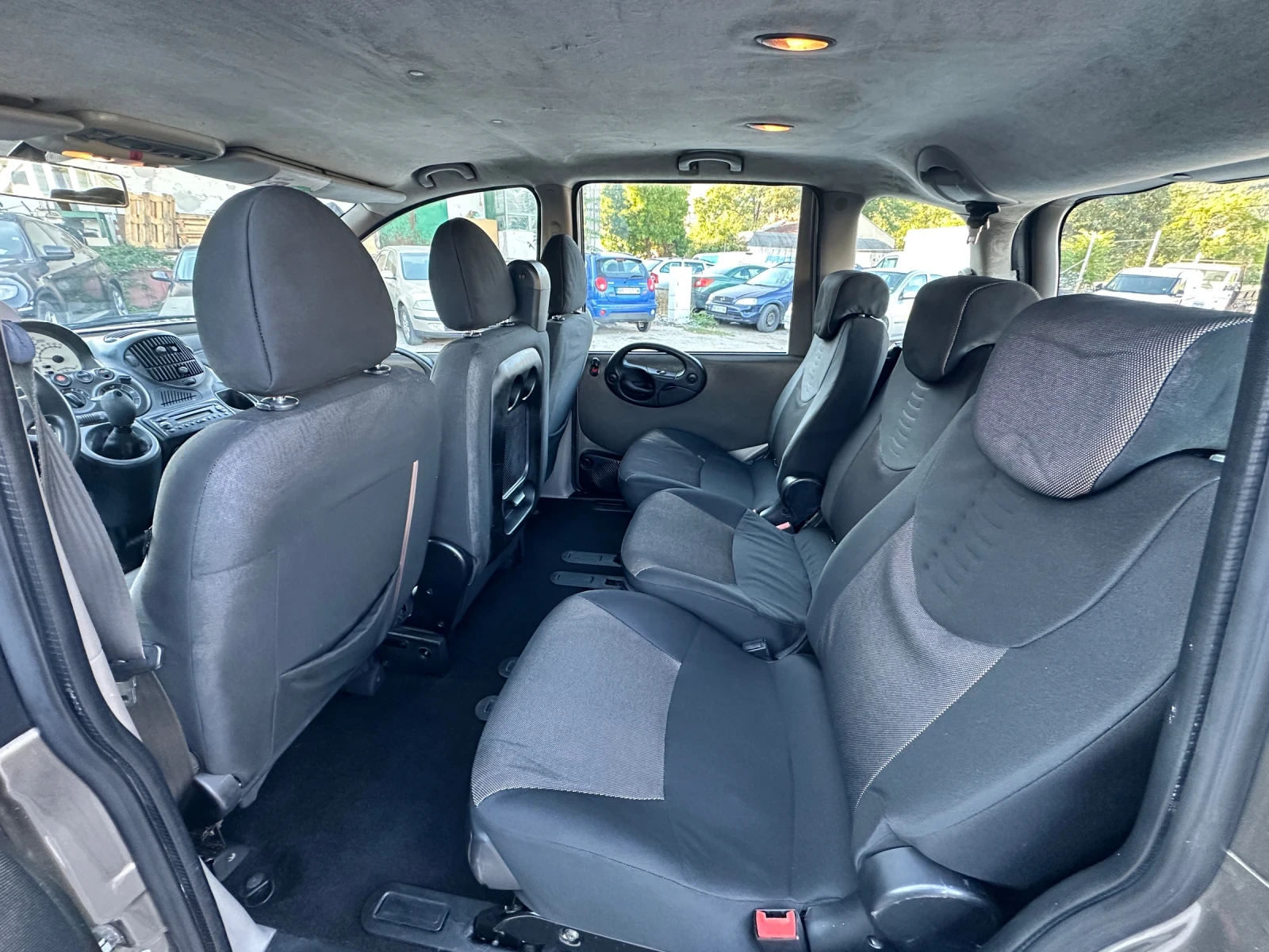 Fiat Multipla 1.9M-JET - КЛИМАТИК - 6 МЕСТА, снимка 14 - Автомобили и джипове - 56111312