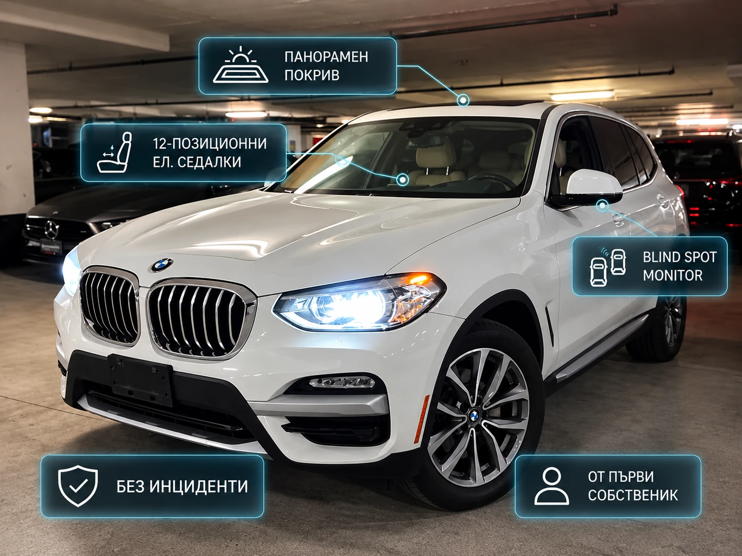 BMW X3 xDrive30i * Без Инциденти * АвтоКредит(ЦЕНА ДО БГ)