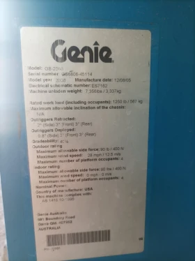 Автовишка Друга марка GENIE GS-2668, снимка 5