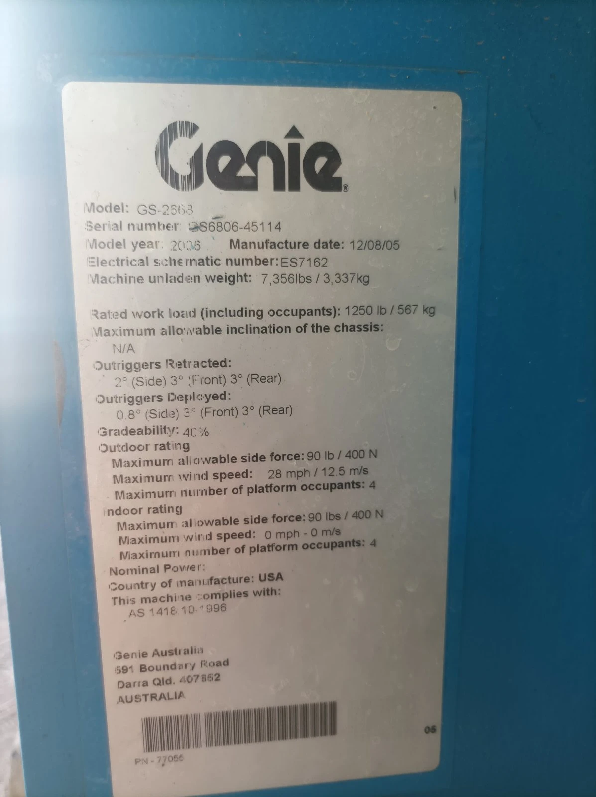 Автовишка Друга марка GENIE GS-2668 - изображение 5