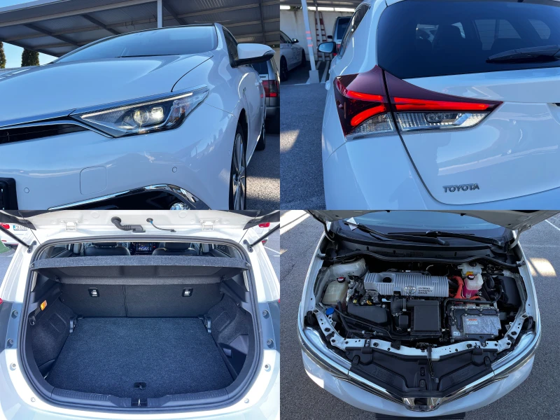 Toyota Auris 1.8Hybrid Lounge Подгрев LED Самопаркиране Keyless, снимка 17 - Автомобили и джипове - 49413173