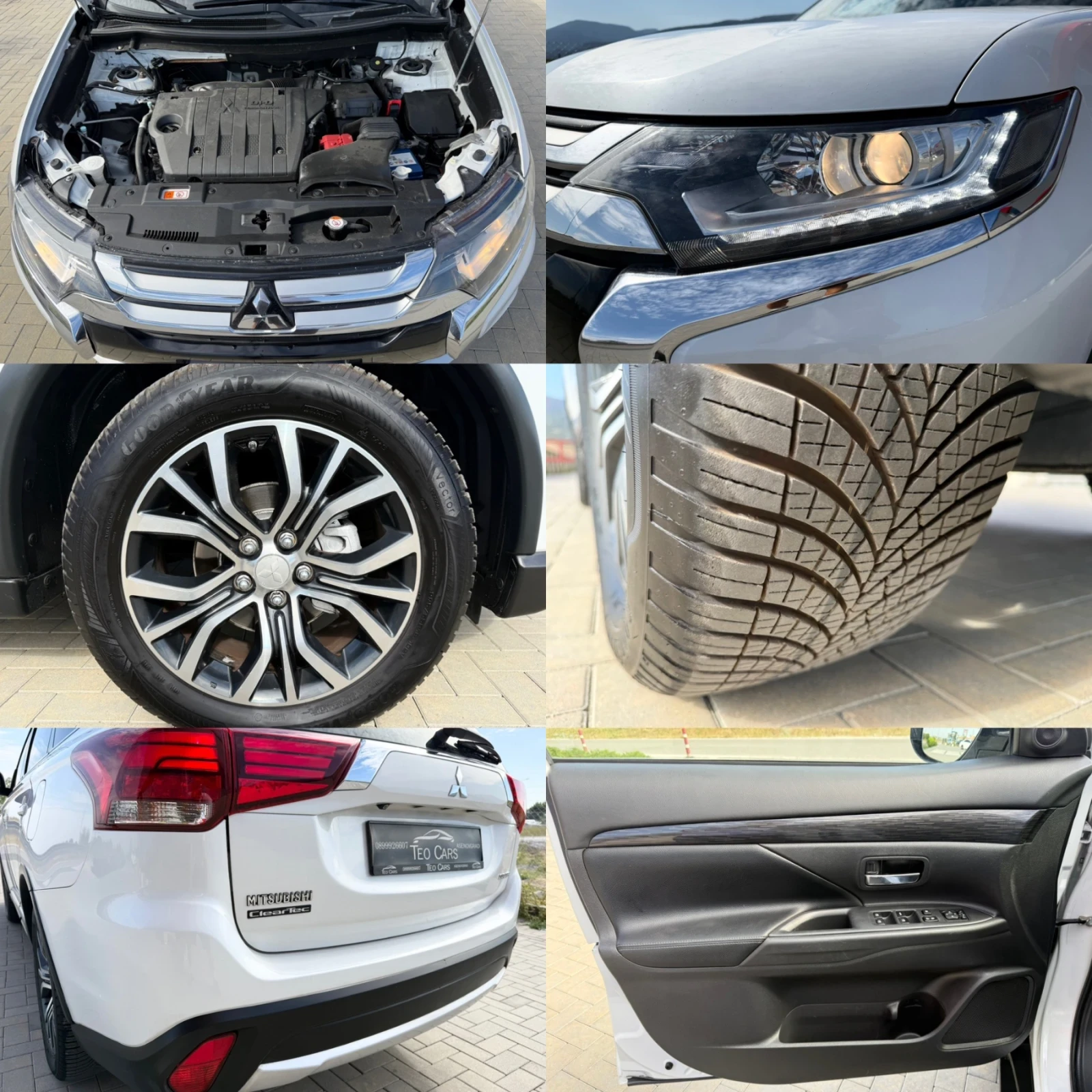 Mitsubishi Outlander 2.2 DI-D FULL 6+ 1 / 4X4 / KOJA / NAVI / CAMERA, снимка 17 - Автомобили и джипове - 56141063