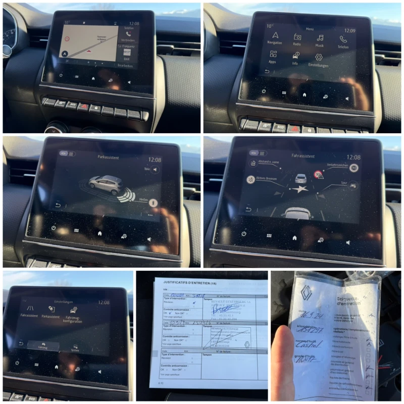 Renault Clio 1.5DCI LED NAVI EURO 6D SERVICE BOOK TUV COC, снимка 13 - Автомобили и джипове - 52958727