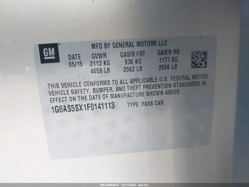 Cadillac Cts 2.0L I-4 DI, DOHC, VVT, TURBO, 272HP Rear Wheel, снимка 15 - Автомобили и джипове - 53562242