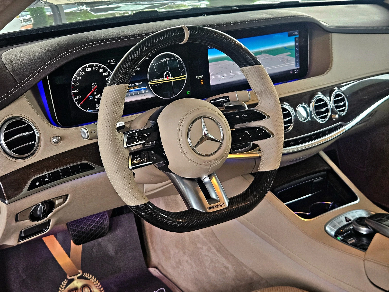 Mercedes-Benz S 400 6.3AMG/4M/DISTR/360CAMERA/CAR PLAY/AMBI/������B/LI | Mobile.bg � ����������� 10