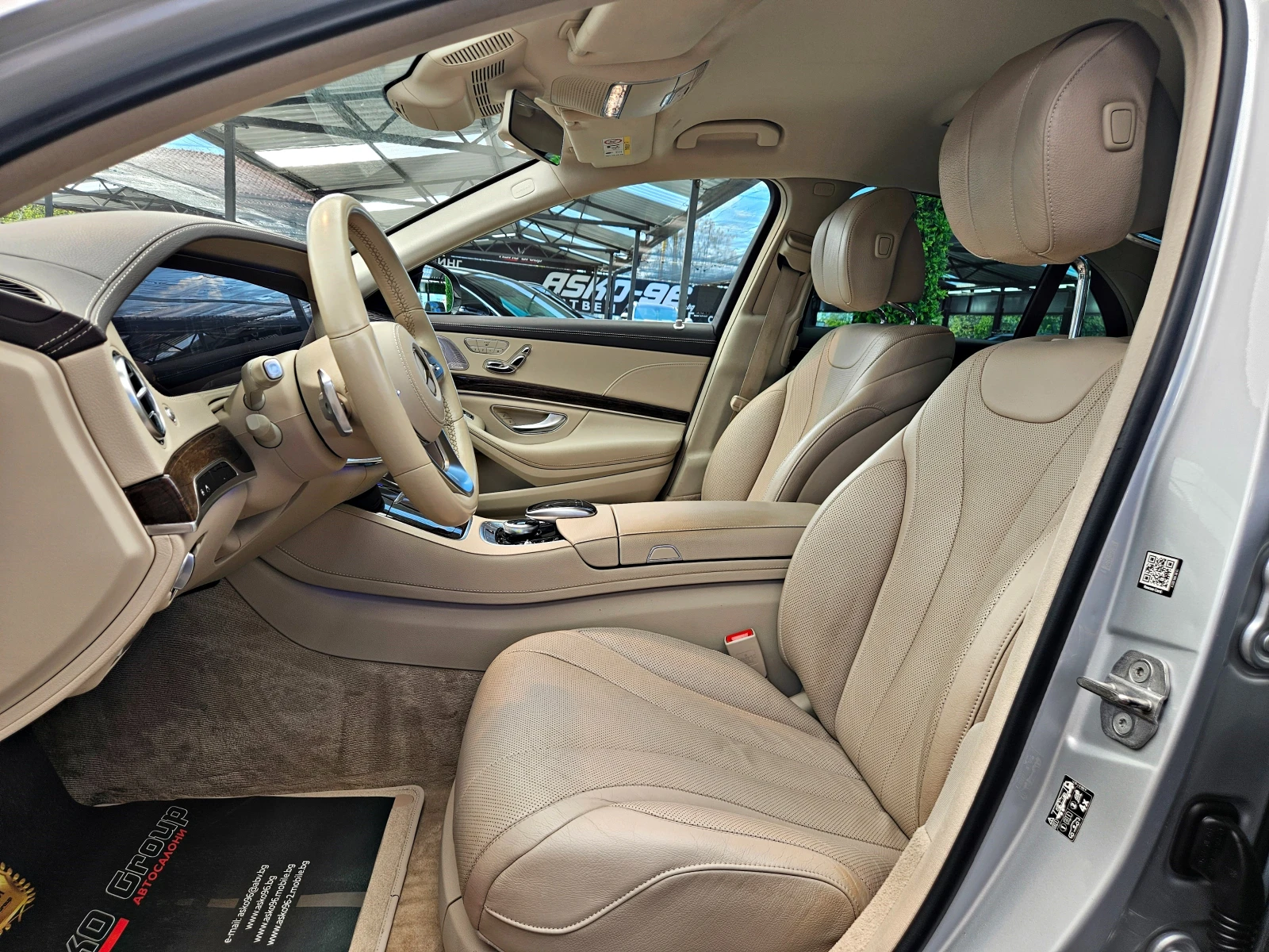 Mercedes-Benz S 400 6.3AMG/4MAT/DISTR/360CAMERA/CAR PLAY/AMBI/ПОДГРЕВ/, снимка 15 - Автомобили и джипове - 54448598