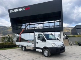 Iveco Daily 35S18 4,25м. + Кран , снимка 1