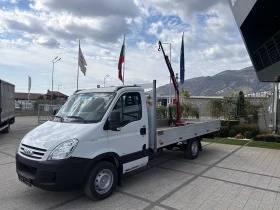 Iveco Daily 35S18 4, 25м. + Кран , снимка 2