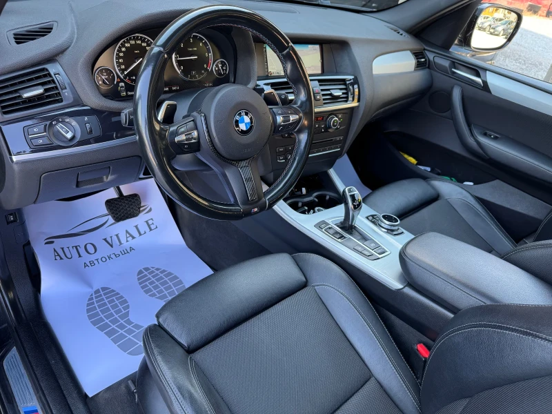 BMW X3 2.0 Xdrive* M pack* ОБСЛУЖЕНА* EURO 6, снимка 10 - Автомобили и джипове - 50559993